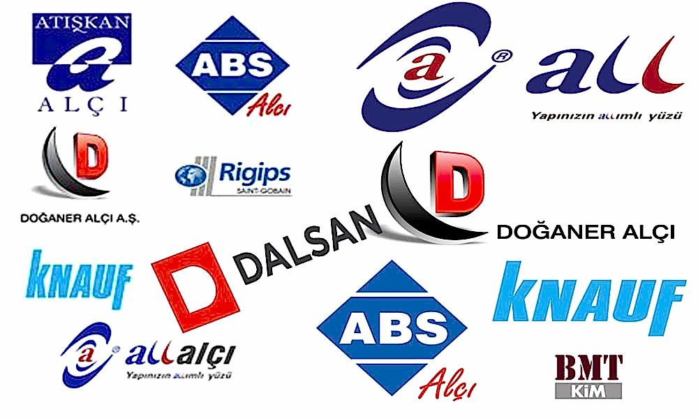 Alçı Markaları ve logoları