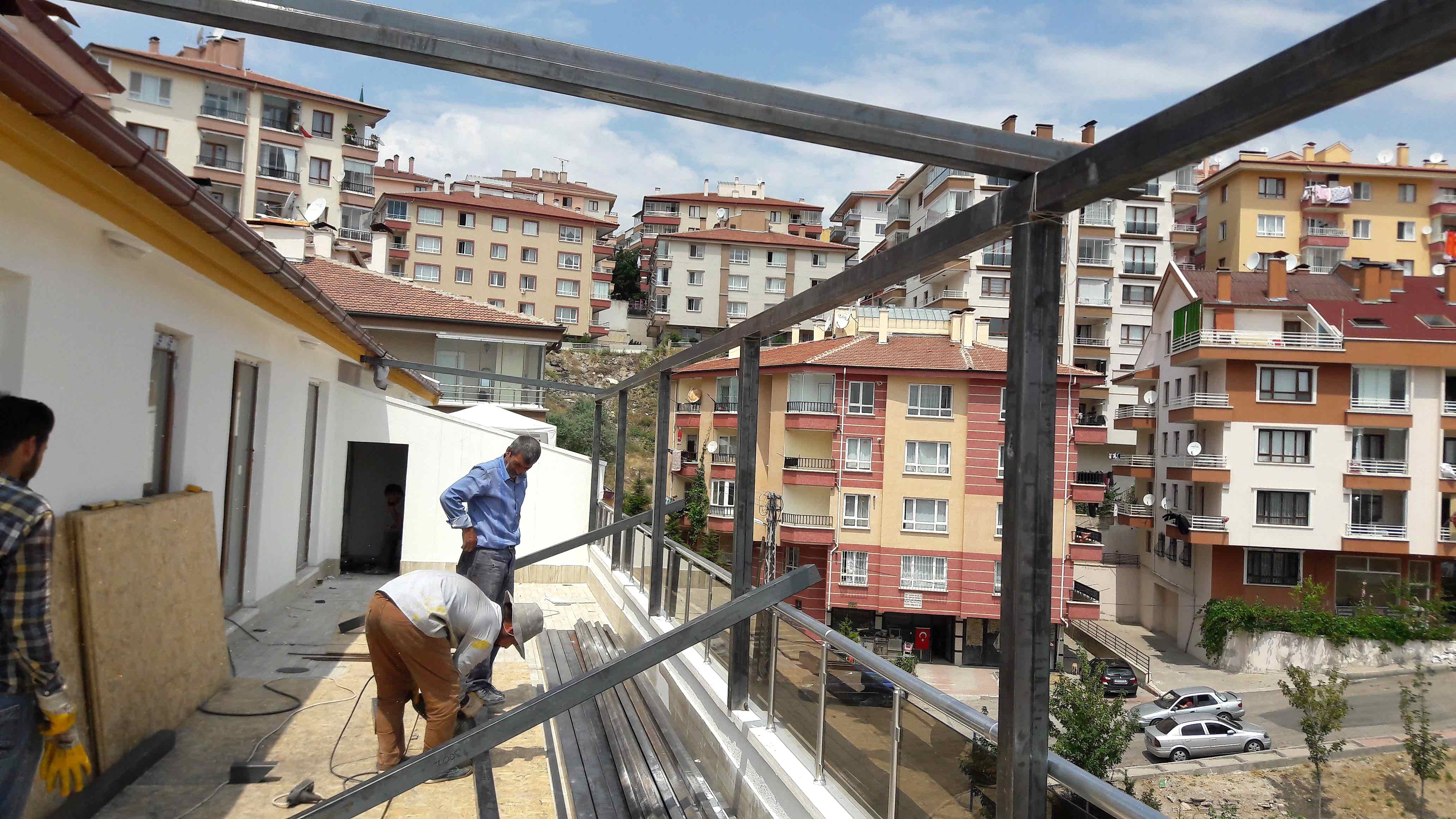 teras kapatma demir işleri 1