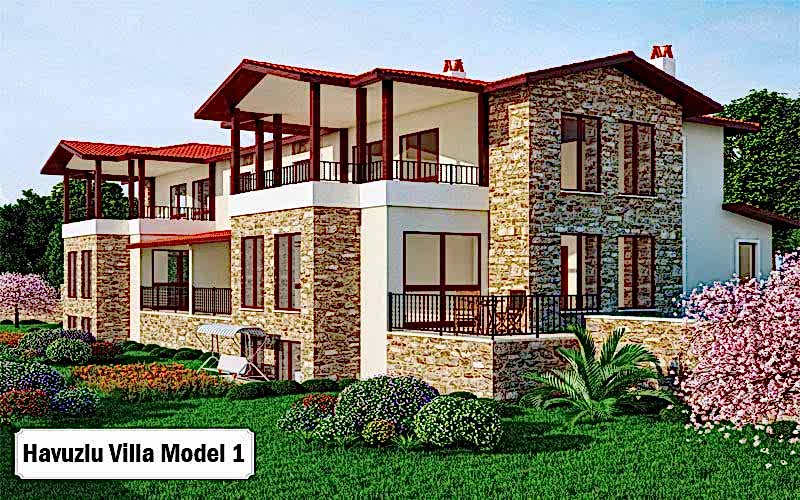 Havuzlu villa projeleri ve modelleri 1