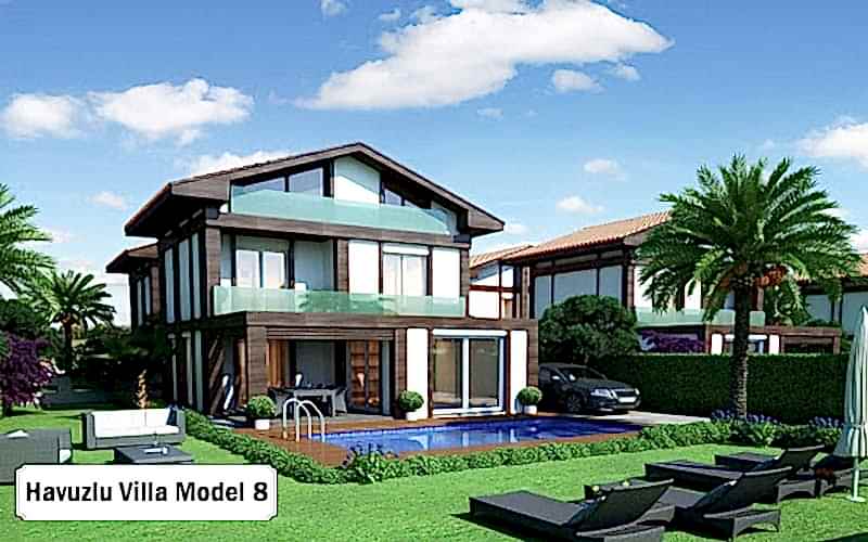 Havuzlu villa projeleri ve modelleri 8