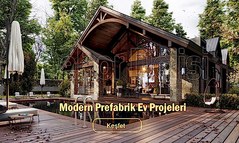 Modern Tasarım Prefabrik Evler