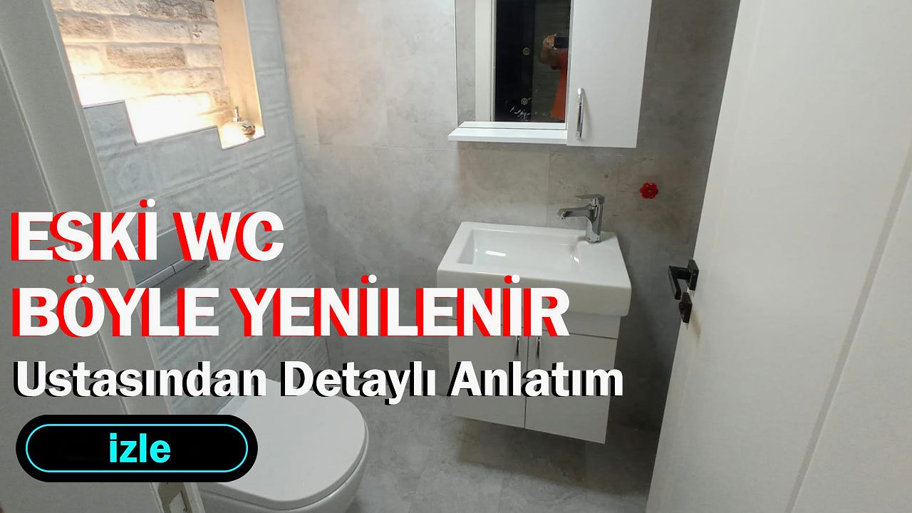 Eski Wc Tuvalet Böyle Yenilenir